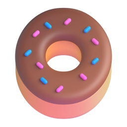 Pink doughnut symbol in Sugar Kingdom